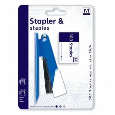 A STAR STAPLER & 300 STAPLES