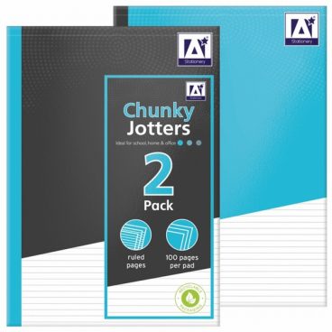 A STAR MEDIUM MEMO PADS 2PK