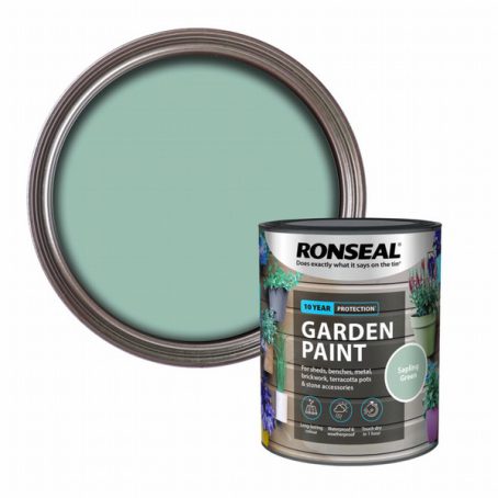Ronseal Garden Paint 750ml Sapling Green