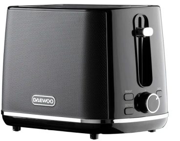 TOASTER DAEWOO STIRLING BLACK 2 SLICE
