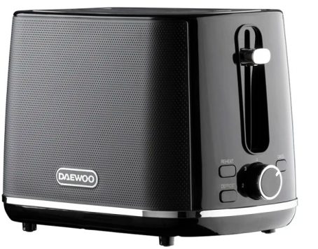 TOASTER DAEWOO STIRLING BLACK 2 SLICE