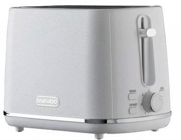 TOASTER DAEWOO STIRLING WHITE 2 SLICE