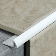 TILE TRIM WHITE 12MM 2.4M