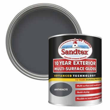 SANDTEX 10YR GLOSS M/S ANTHRACITE 750ML