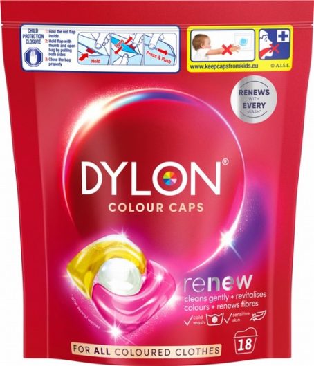 DYLON COLOUR CAPS 18 WASH