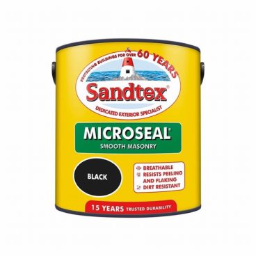 Sandtex Smooth Masonry Paint – Black 2.5L