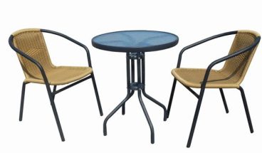 RATTAN BISTRO SET NATURAL (2025)