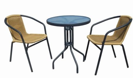 RATTAN BISTRO SET NATURAL (2025)