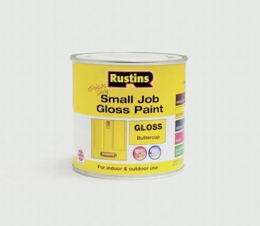 RUSTINS SMALL JOB PAINT GLOSS BUTTERCUP 250ML