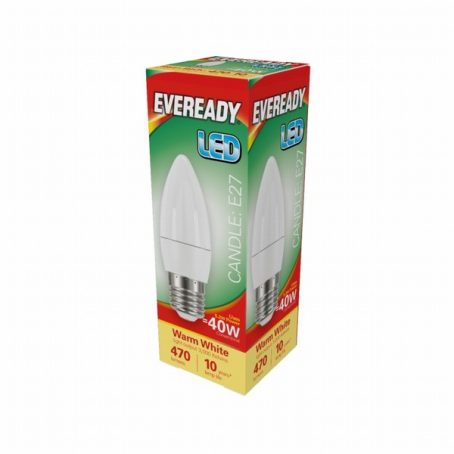 BULB LED CANDLE 5.9W (40W) ES DAYLIGHT EVEREADY