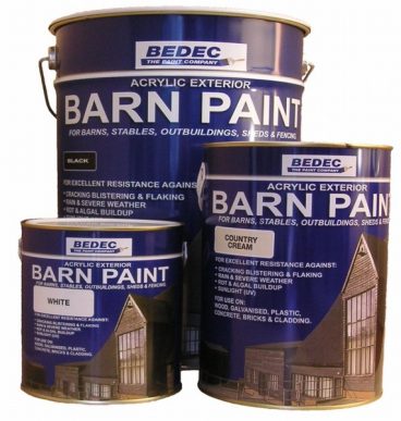 BEDEC BARN PAINT BLACK 2.5L