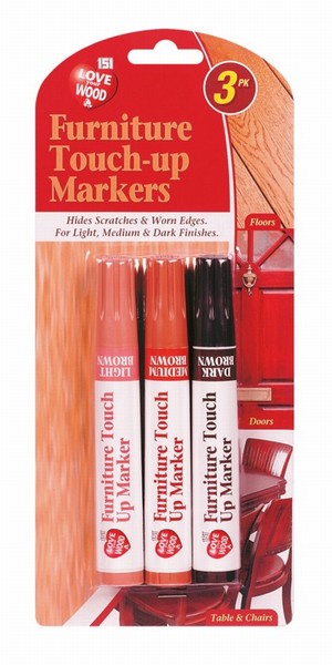 LOVE YOUR WOOD FURNITURE MARKERS 3PK
