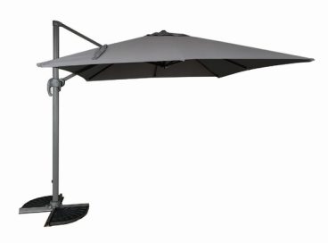 Pagoda – Over Hanging Parasol Grey 3m x3x (BASES NOT INCLUDED)