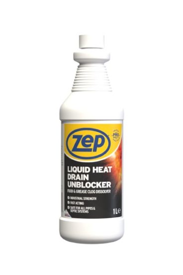 ZEP LIQUID HEAT DRAIN UNBLOCKER 1L