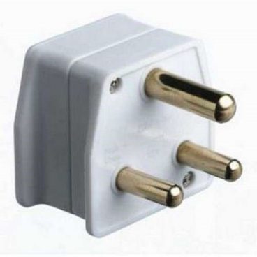 PLUG 3PIN 2AMP ROUND
