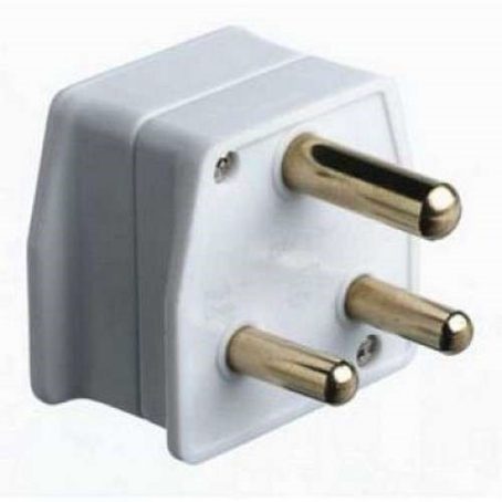 PLUG 3PIN 2AMP ROUND