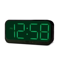 CLOCK ALARM SILAS WIRELESS LED 2″