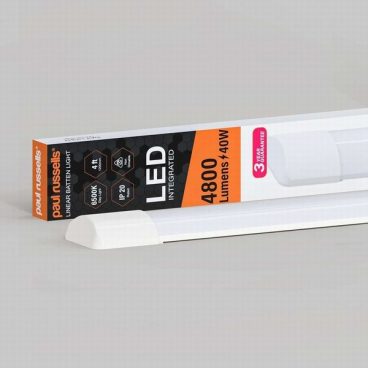 40W LED Slim Profile Batten 27mm High x 70mm Wide x 1200m Long,