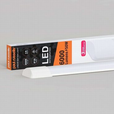 50W LED Slim Profile Batten 27mm High x 70mm Wide x 1500mm Long,