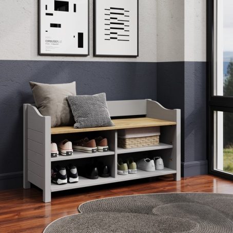 CORONA GREY SHOE BENCH n/r