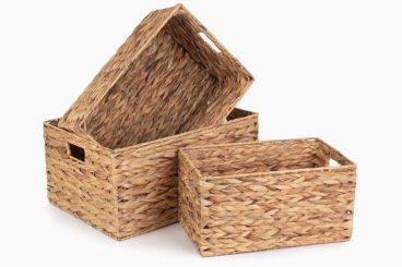 HYACINTH STORE BASKET RECTANGLE LARGE