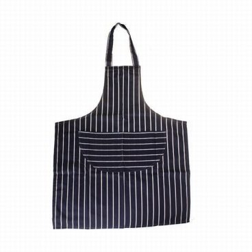 APRON BUTCHERS BLUE STRIPE