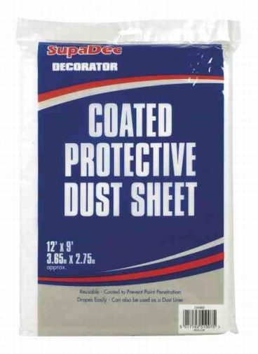 DUST SHEET TWILL 12’X9′ COATED SUPADEC*