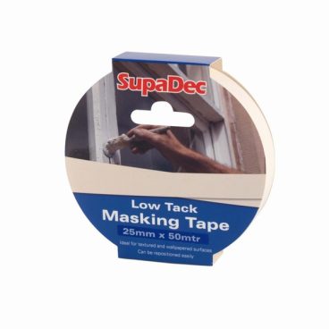 MASKING TAPE LOW TACK 25MM SUPADEDC