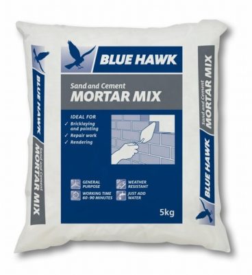 MORTAR MIX SAND & CEMENT 5KG BLUEHAWK