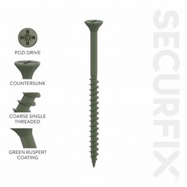 SCREW DECKING 55MM 4.5MM BOX200 (9 x 2.25″)