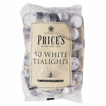 Prices - Tealights 4Hour 50Pack