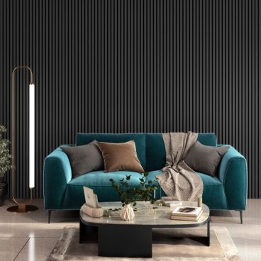 ACOUSTIC WALL PANEL DARK GREY FSC
