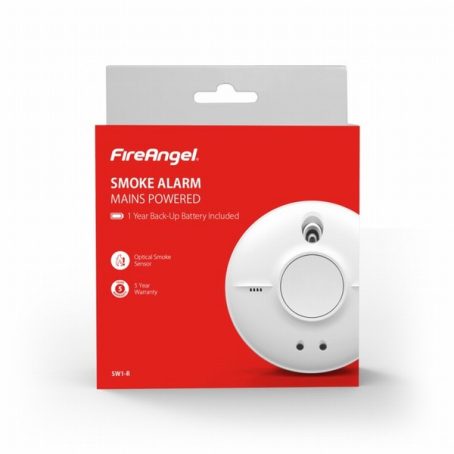 SMOKE ALARM MAINS FIREANGEL OPTICAL