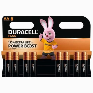Duracell – Plus AA Battery – 8 Pack