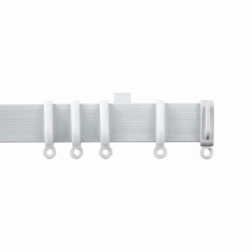 Woodside PVC Fixed Track White 150cm
