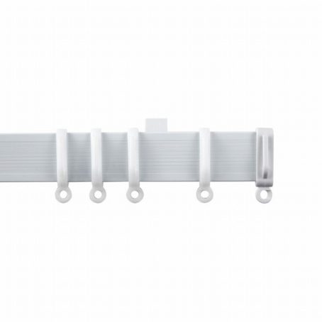 Woodside PVC Fixed Track White 120cm