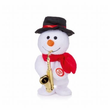 ANIMATED MUSICAL SNOWMAN 20CM