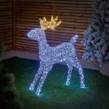 OUTDOOR ALUMINIUM FAWN WARM/WHITE 93CM (D1)