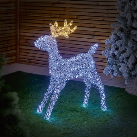 OUTDOOR ALUMINIUM FAWN WARM/WHITE 93CM