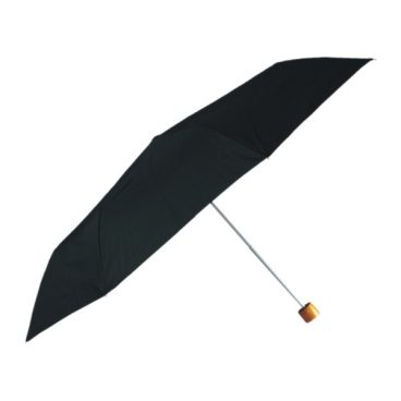 UMBRELLA DELUXE AUTO MINI WOOD HANDLE