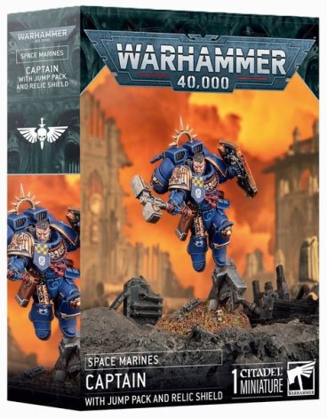 WARHAMMER 40K: SPACE MARINES CAPTAIN WITH JUMP PACK