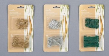 PREMIER ORNAMENT HOOKS METAL SILVER/GOLD 150PK