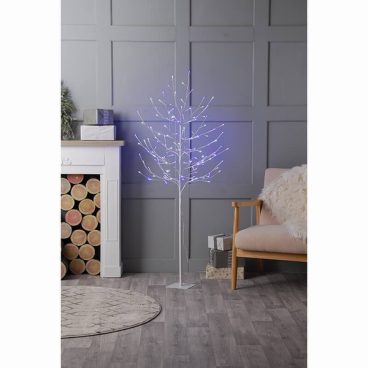 TREE LED BIRCH OUTDOOR/INDOOR BLUE/WHITE 1.8M
