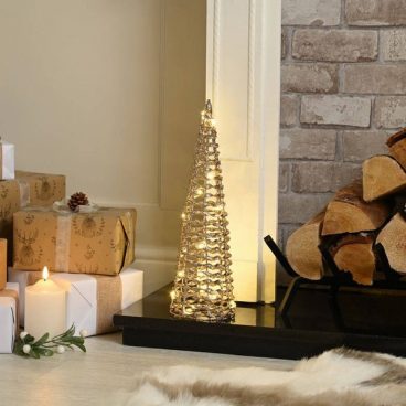 CONE TREE GOLD 40CM