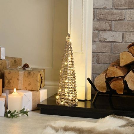 CONE TREE GOLD 40CM