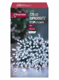 SUPABRIGHTS LED 720 LIGHTS WHITE 57.5M