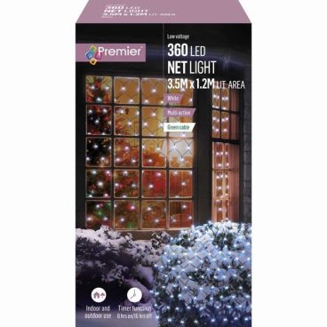 NET LIGHTS WHITE 360LED 3.5M X 1.2M