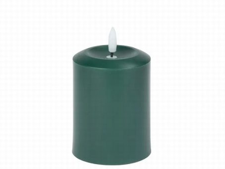 LED Candle 13cm Green