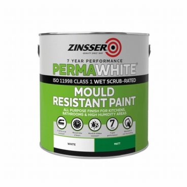 ZINSSER PERMAWHITE MOULD-RESISTANT PAINT 2.5L MATT