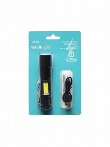 TORCH HANDHELD USB RECHARGING SECURLEC